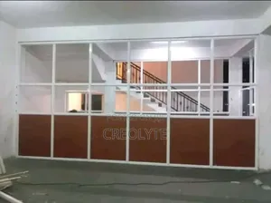 Office Partition (Glass + Board)