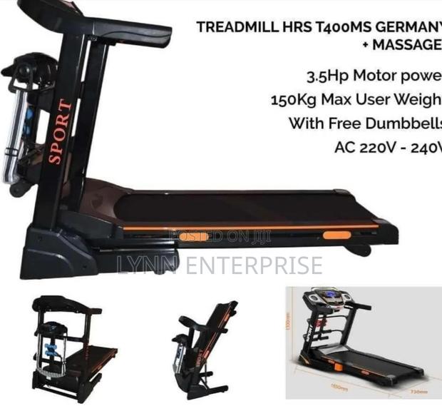 *Auto Incline Treadmill With Massage Belt*