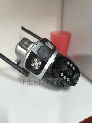 Outdoor Indoor 10x Zoom 4g Dual Lens Camera Wireless Security Solar