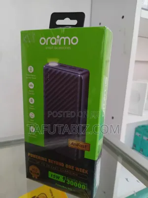 Oraimo Powering Beyond One Week Power Bank 30000mah.
