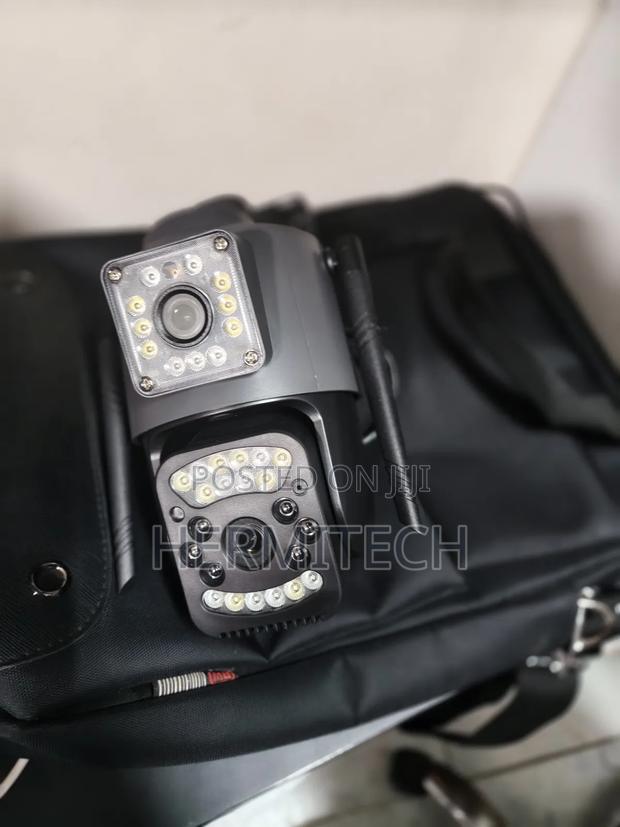 Advanced CCTV System With Ethernet Cable 4g Sim Card Support Dual Lens