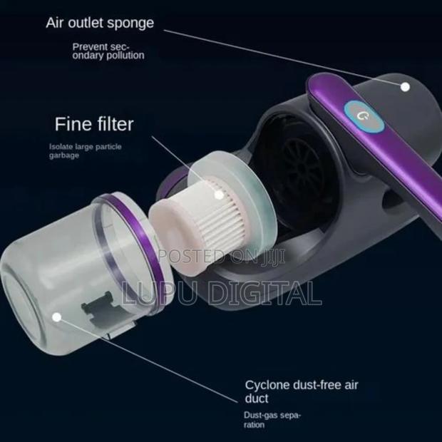 High Pressure 5000pa Yx-816 Rechargable Vacuum Cleaner Dust Suction - thumbnail 5