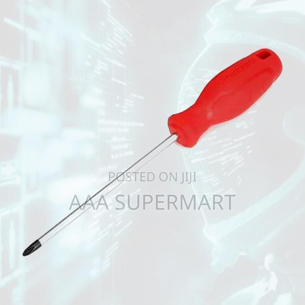 Wp221010 Cr-v Phillips Screwdriver, Ph2x150mm Workpro