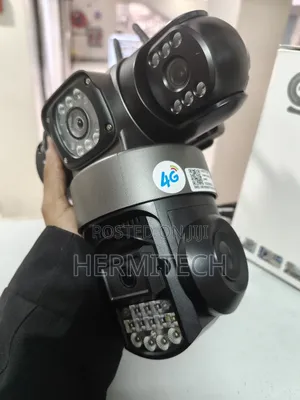 Triple Lens Triple Screen Display CCTV 4g Support