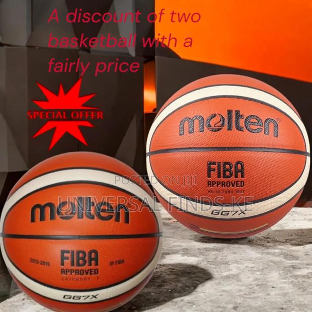 2 PCS of a Molten Basket Ball Size 7