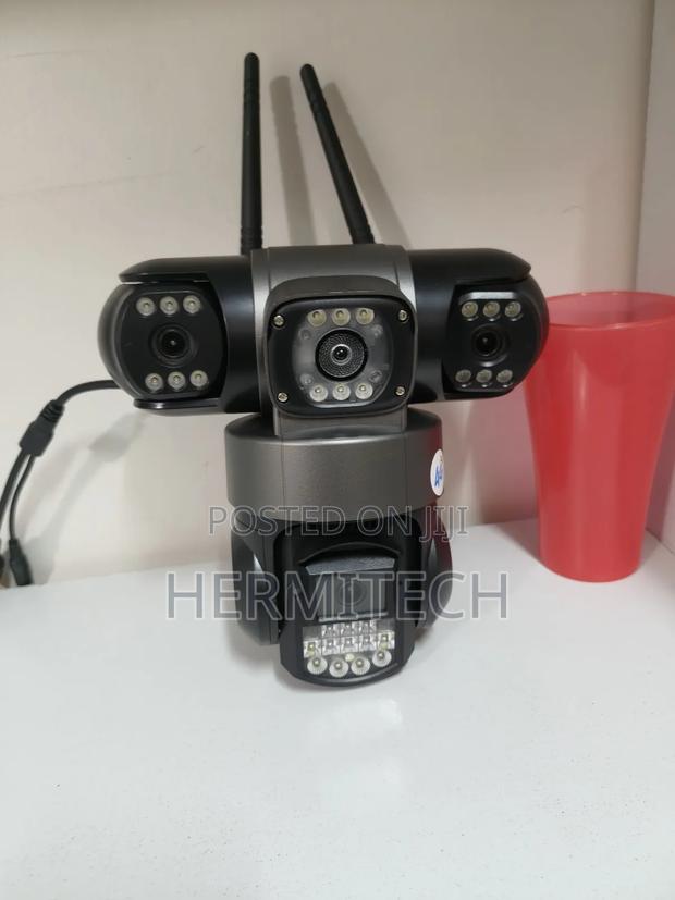 Triple Lens 4g With Excellent Night Vision Ethernet Cable Port