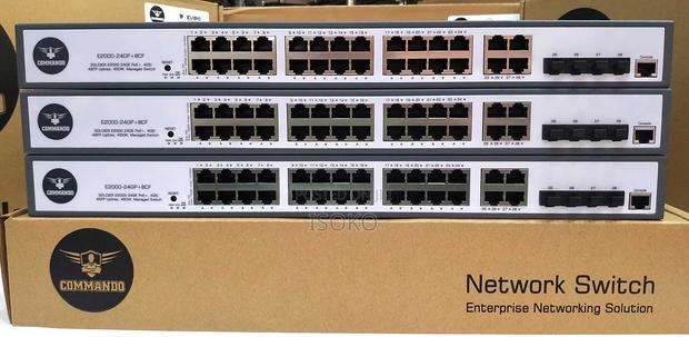 E2000-24gp-8cfcommando Soldier E2000 24ge Full Poe, Managed Switch