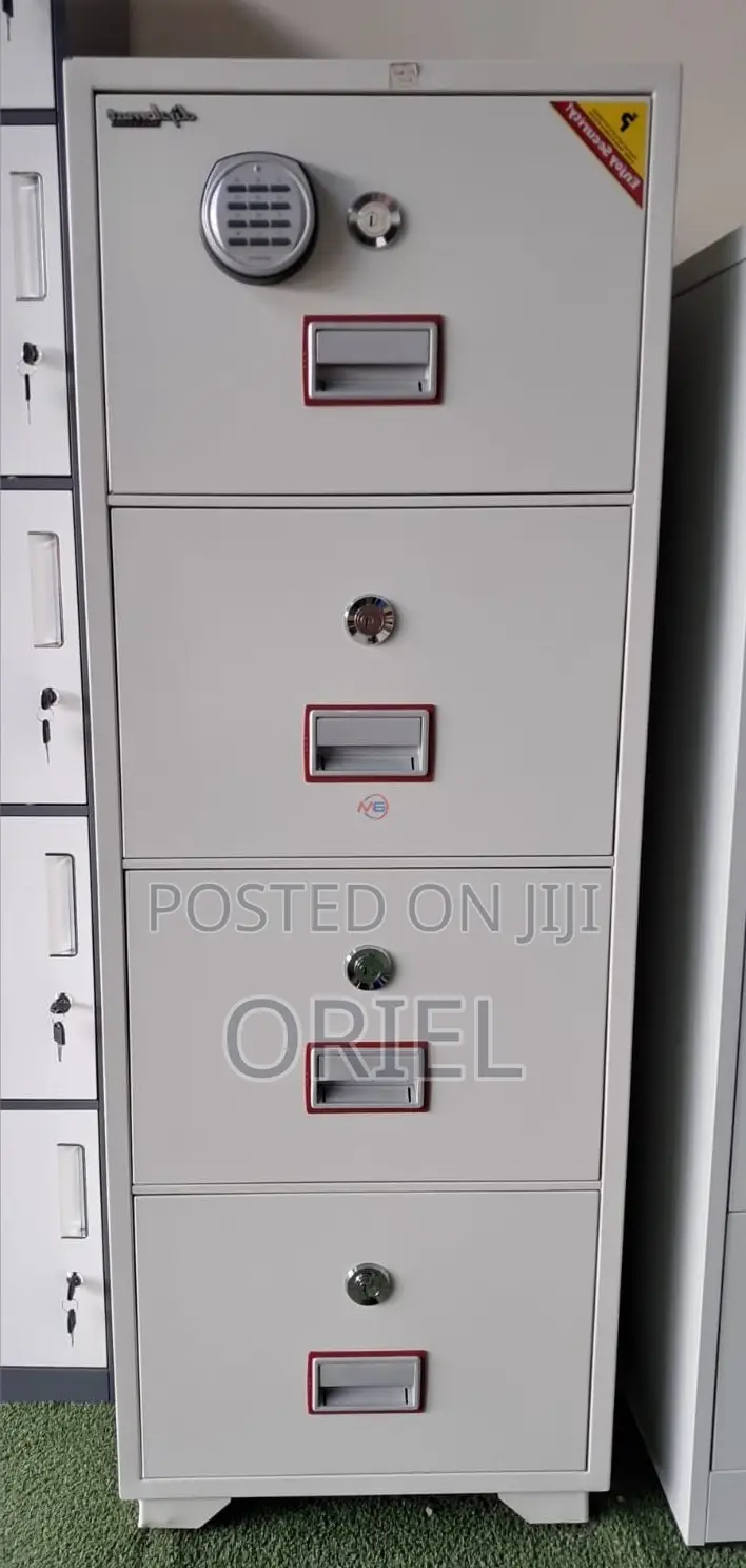 Office Cabinet : Diplomat Digital 4-Drawer Fireproof Filing Cabinet