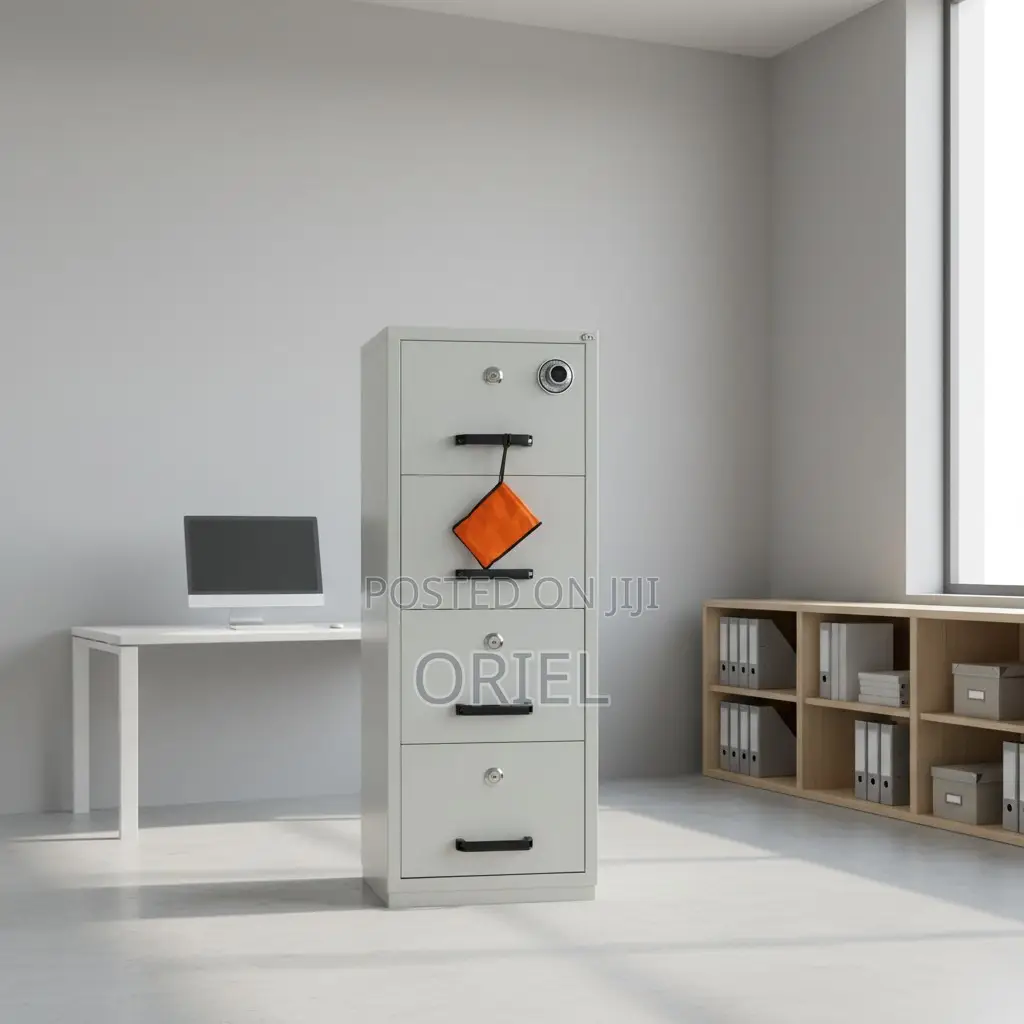 Office Cabinet : Diplomat Digital 4-Drawer Fireproof Filing Cabinet