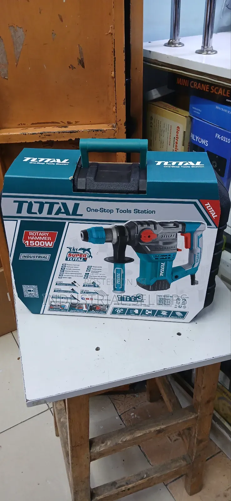 Industrial Total Electric Rotary Hammer 1500watts