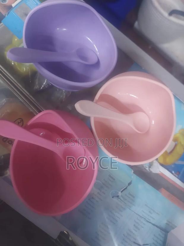 Suction Bowl Spoon Set