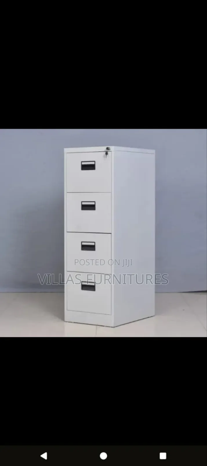 All-in-One Locking 4 Drawer Office Cabinet