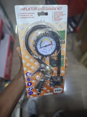 Tyre Inflator and Gauge Kit