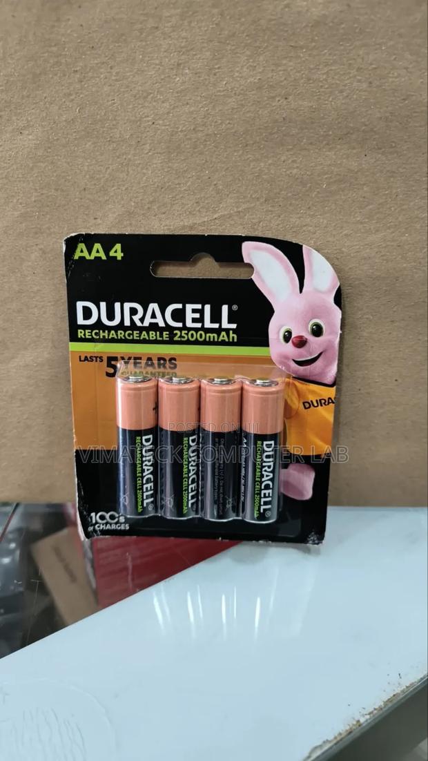 Aa 4pack Duracell Rechargeable Battery 2500mah.