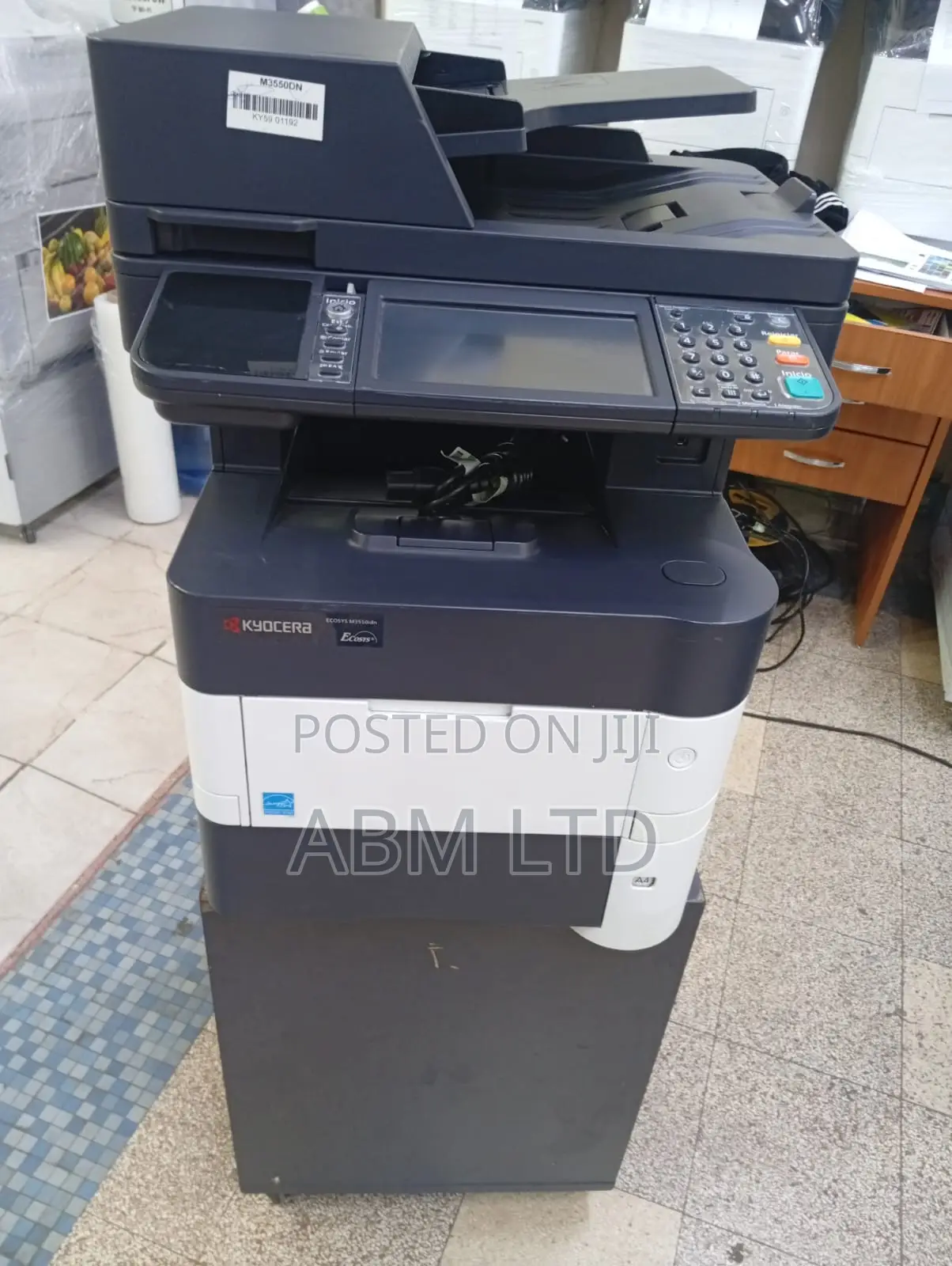 Compact and Clean Kyocera Ecosys M3550idn Mono Laser MFP