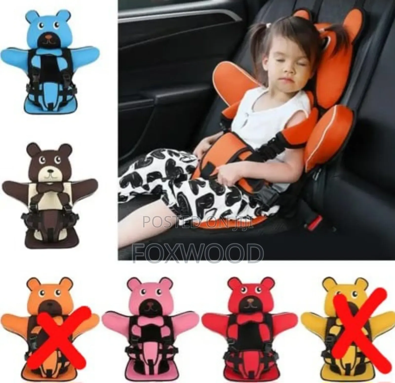 *Children's Safety Car Seat Cushion