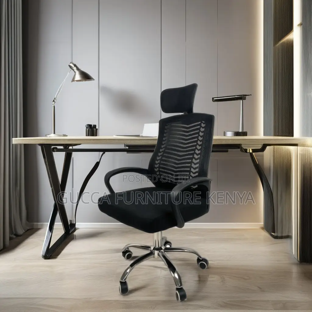 Simple Height Adjustable Headrest Office Seat