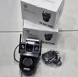 Wifi Dual Lens Ac Powered 4mp Wireless PTZ Camera