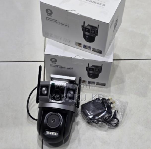 Wifi Dual Lens Ac Powered 4mp Wireless PTZ Camera