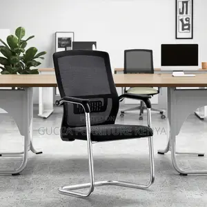 Office Non-Swivel Mesh Conference Chair