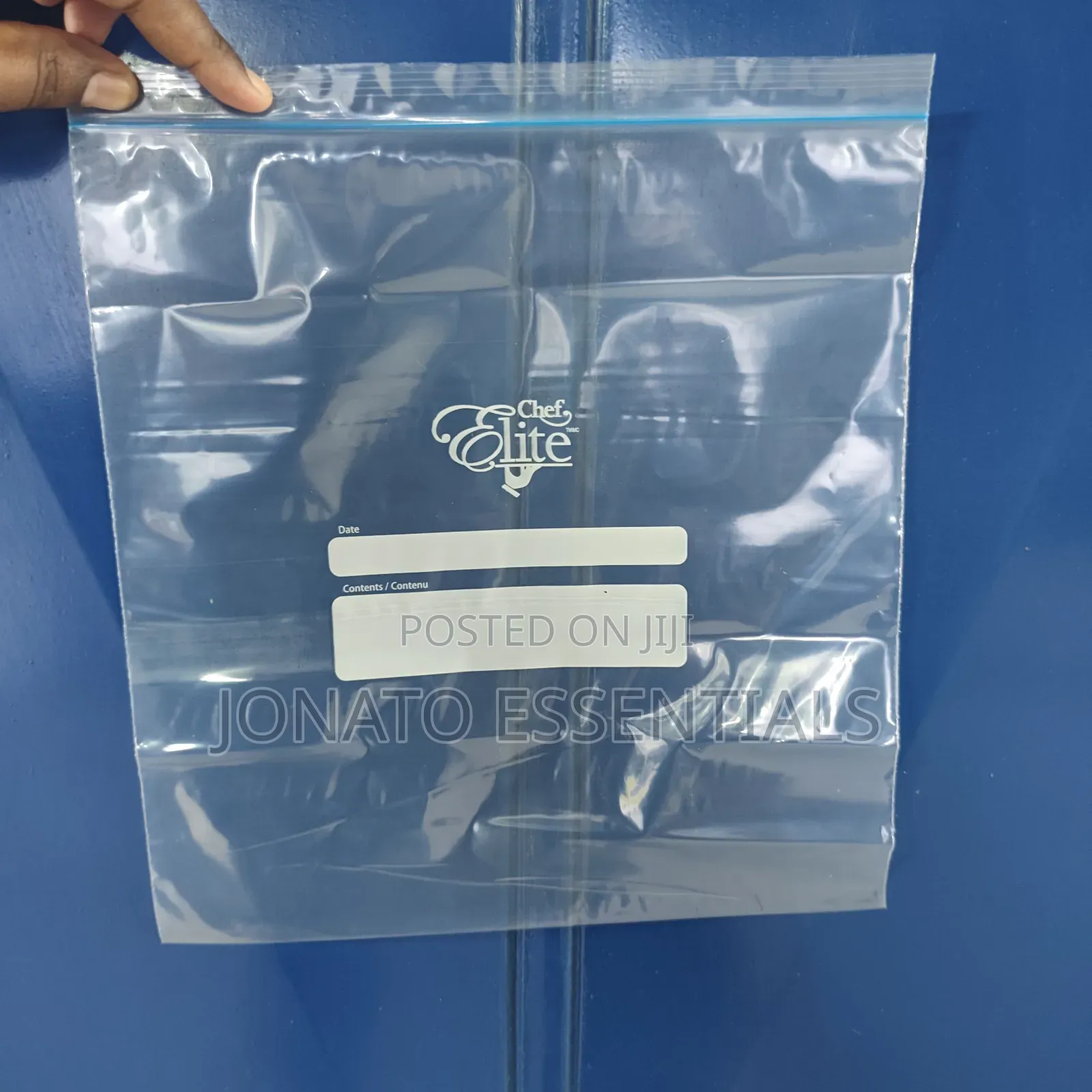 Chef Elite Heavy Duty Zipper Freezer Bags (12pcs) - Large 2kg Size