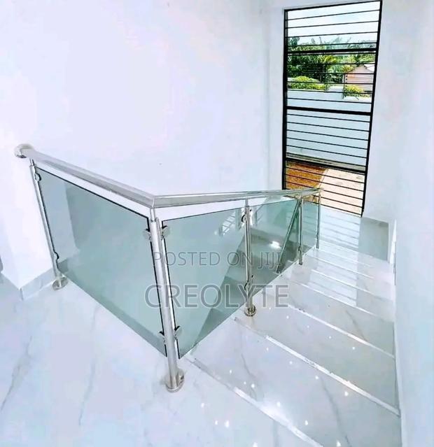 Modern Stainless Steel Staircase Railings - thumbnail 3