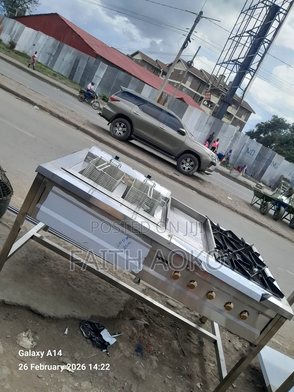 Combine Gas Burner Cooking