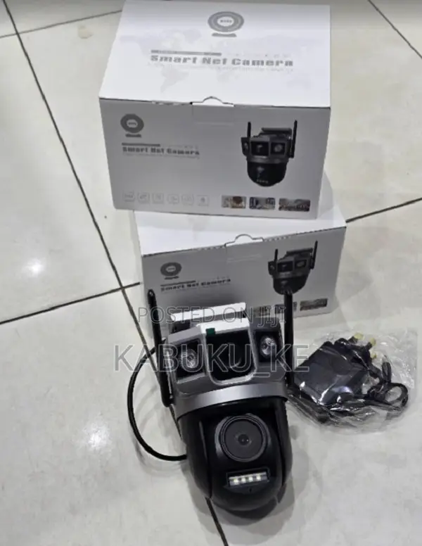 Smart Net Wifi Dual Lens Wireless PTZ Camera With Two Way Audio