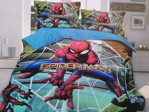 Colorful Cartoon Bedding Set for Boys’ Bedrooms