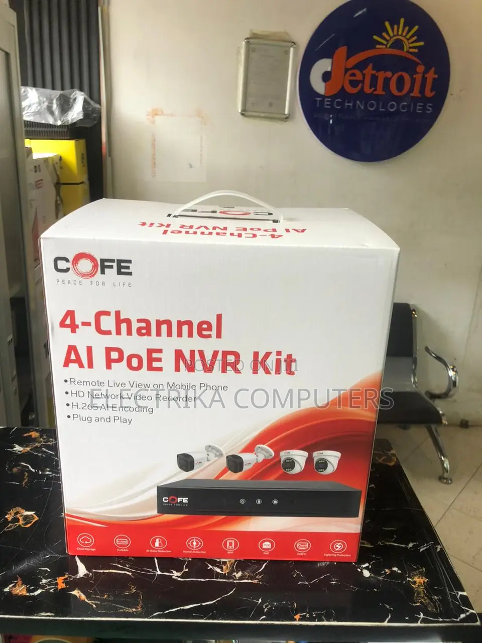 4-Channel Ai Poe NVR Kit