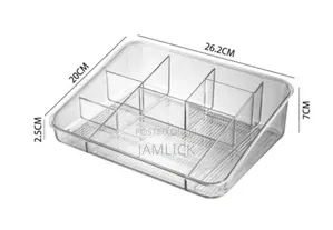 8 Sections Makeup/Cosmetic Storage Tray Organizer –Bz