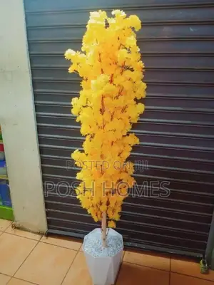 Yellow Cherry Artificial Plants