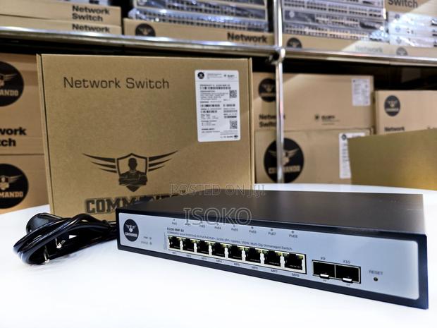 E1100-8mp-2xgcommando Scout E1100 8x2.5g Full Poe/Poe, Unmanaged