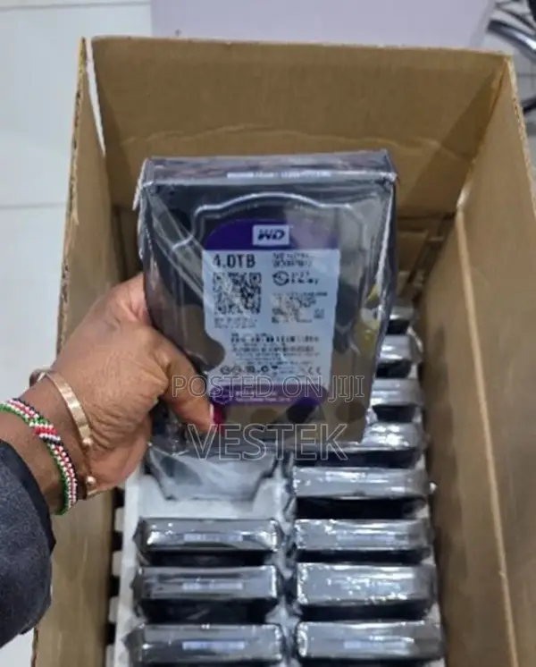 Wd Western Digital 4tb Purple Surveillance Internal Hard Drive Hdd