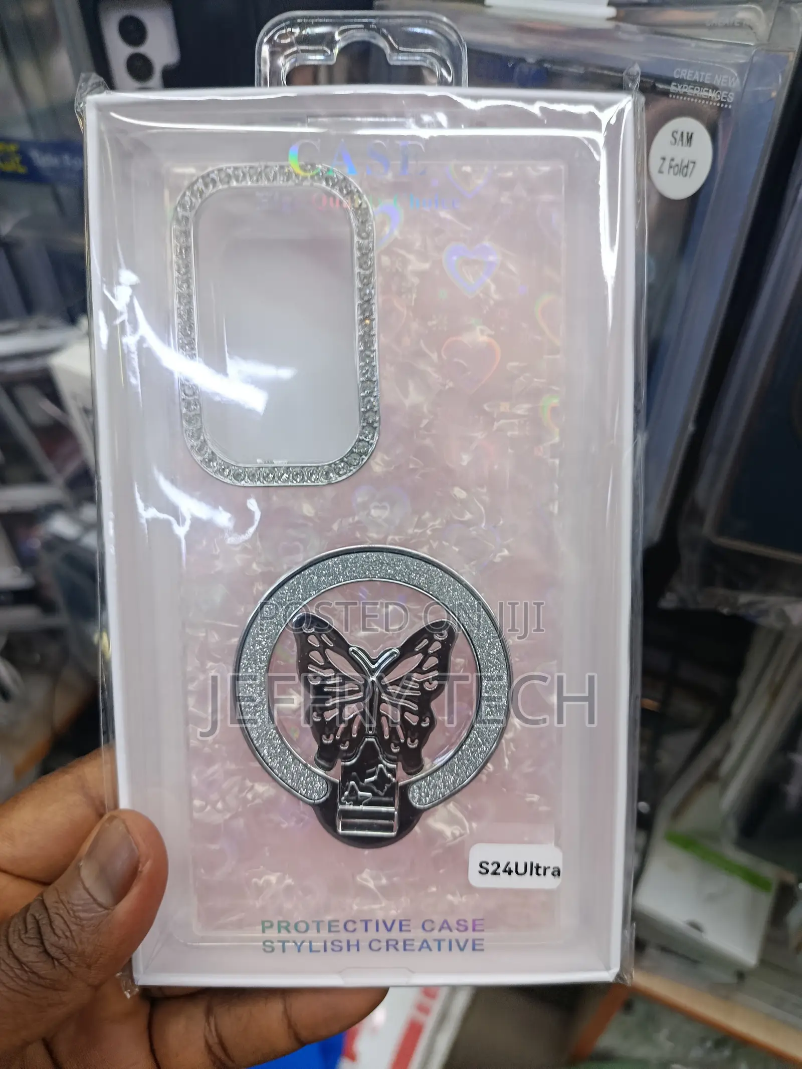 Miad Luxury Glitter Butterfly Phone Case for Samsung Galaxy S24 Ultra