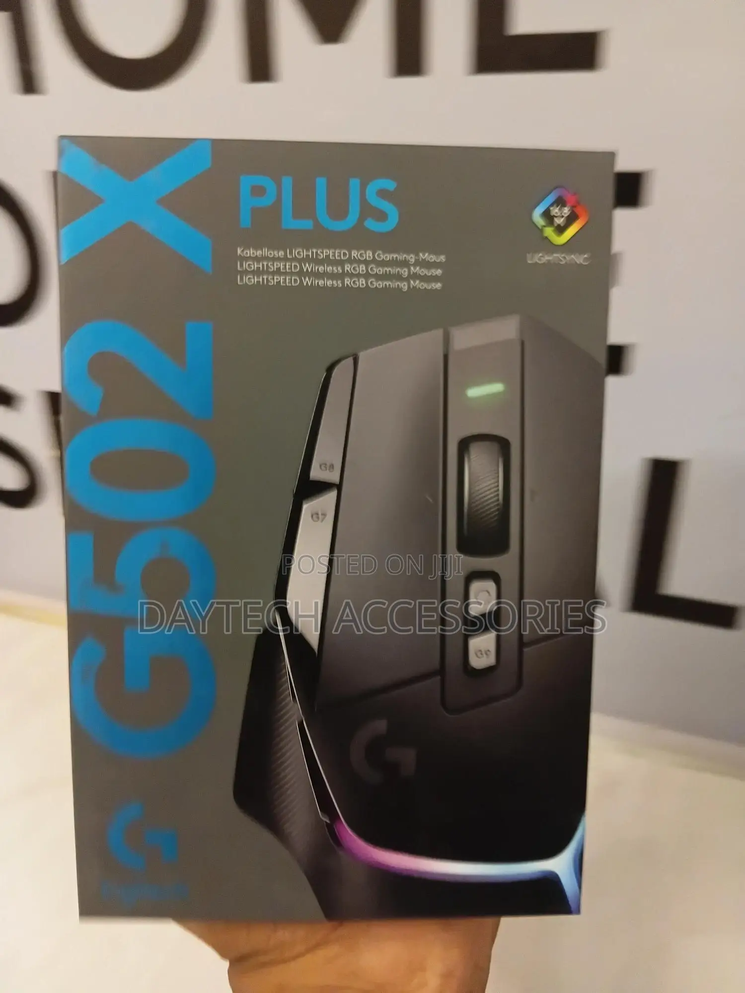 Logitech G502 X Plus Black - Wireless Optical Mouse
