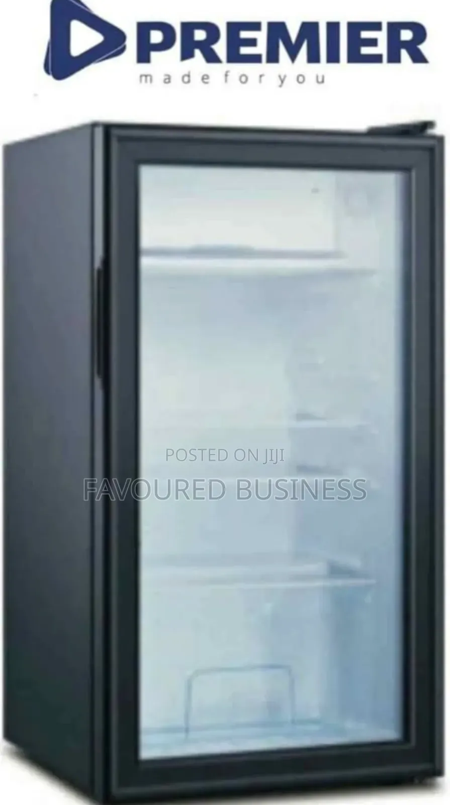Heavy Duty 65 Litres Premier Glass Door Refrigerator