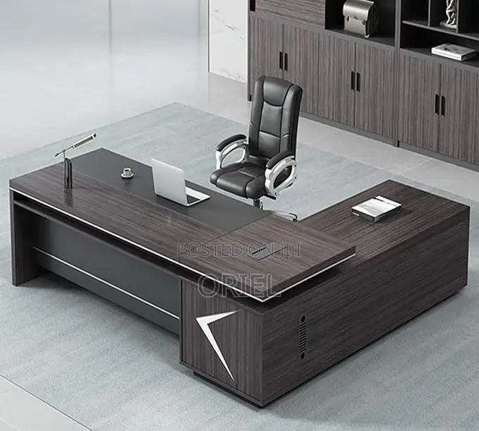 Office Desk : 1.8-Meter Executive Office Desk-L-Shaped
