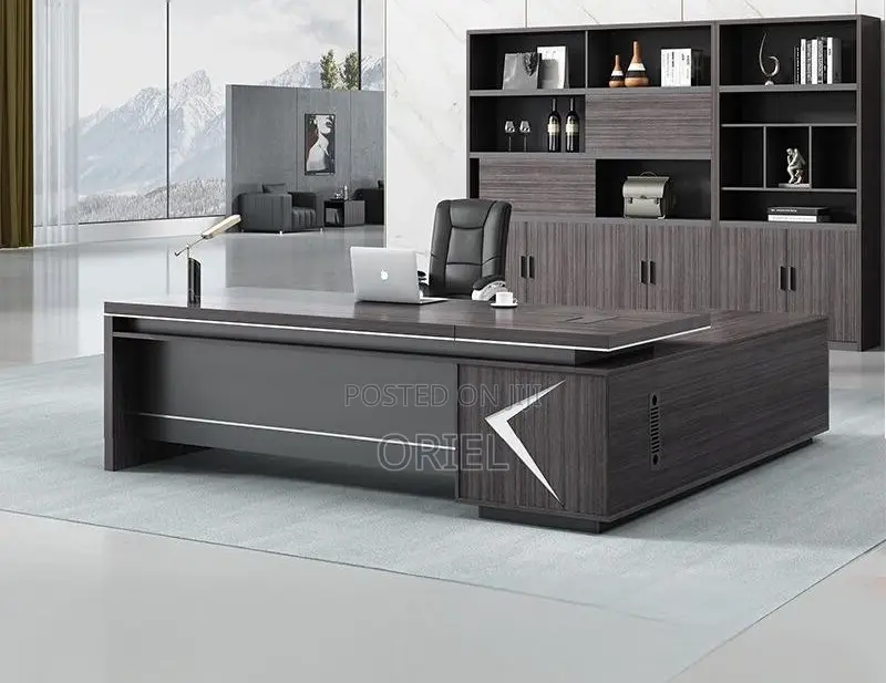 Office Desk : 1.8-Meter Executive Office Desk-L-Shaped