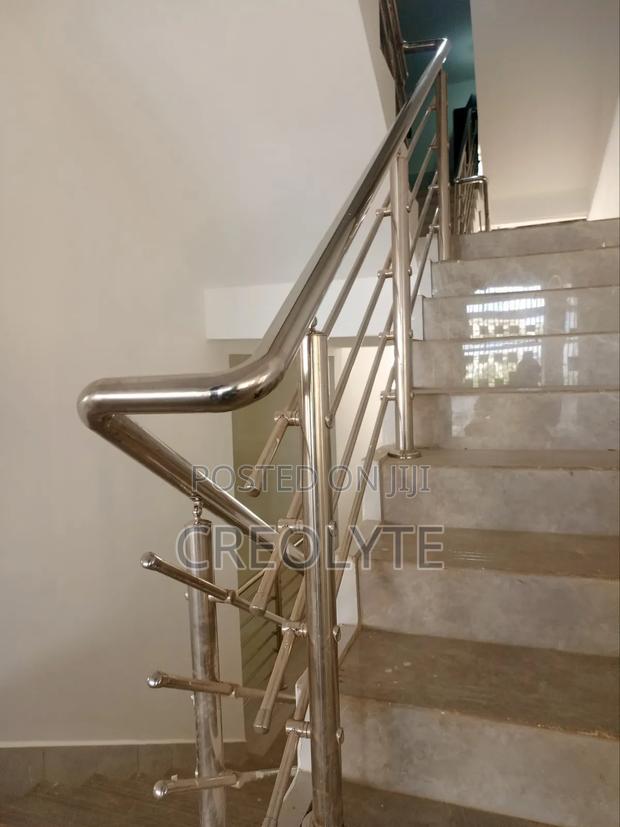 Stainless Steel Staircase Railings - main view
