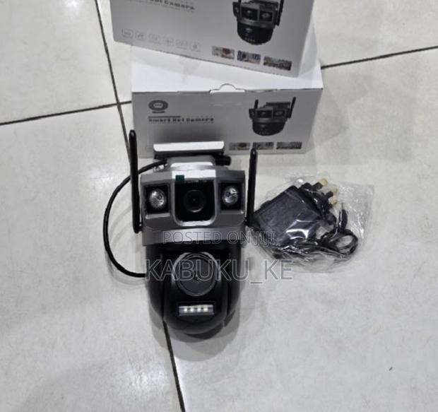 Dual Lens Smart Net Wireless Ac Powered CCTV Camera With Dual Lens - main view
