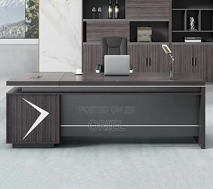 Office Desk : 1.8-Meter Executive Office Desk-L-Shaped