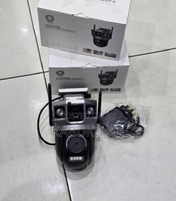 V380 Pro Dual Lens Wifi PTZ Wireless Camera Ac Powered