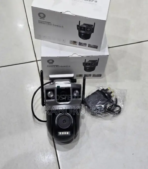 V380 Pro Dual Lens Wifi PTZ Wireless Camera Ac Powered
