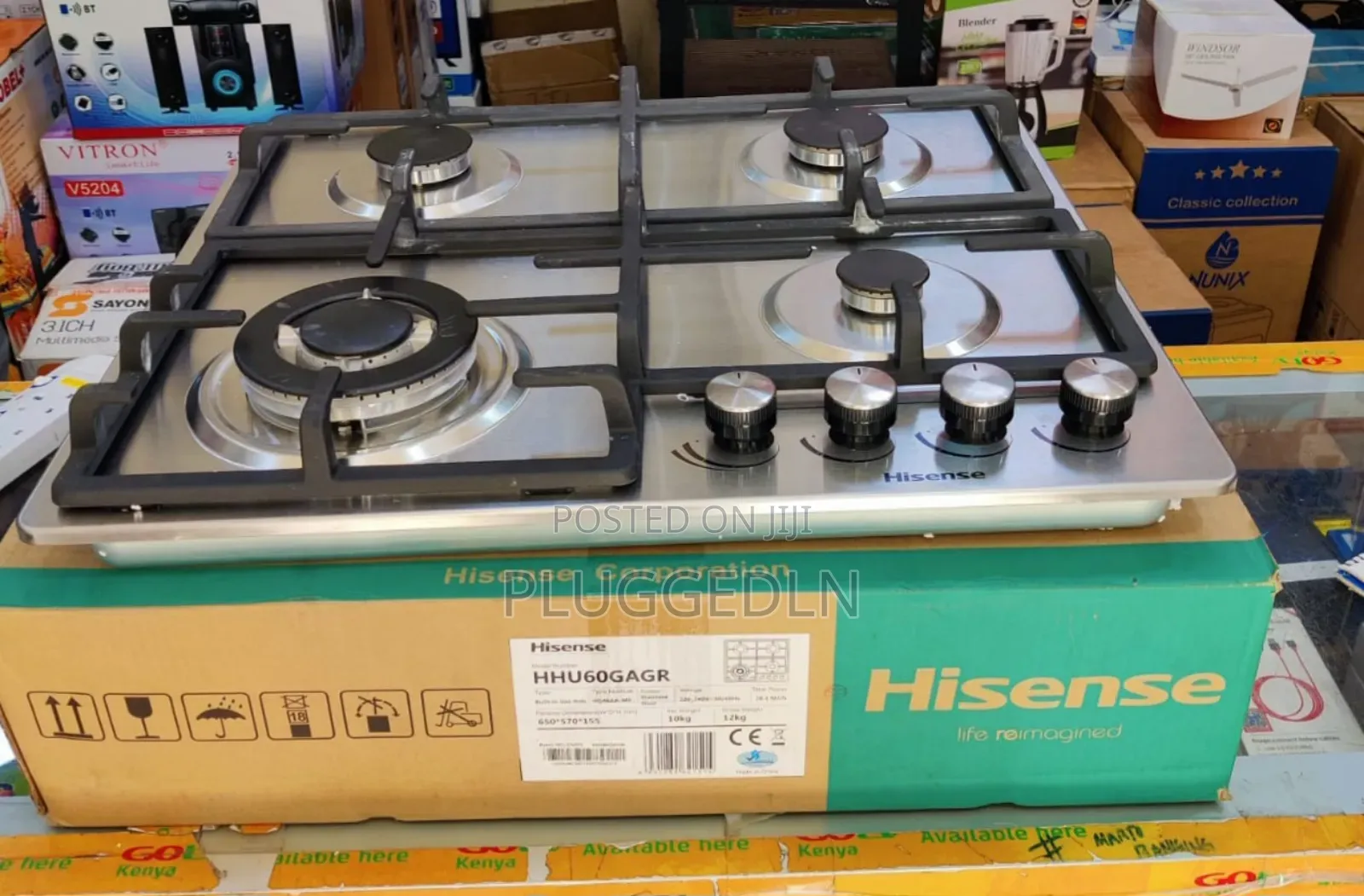 Hisense 60cm 4 Burner Gas Hob