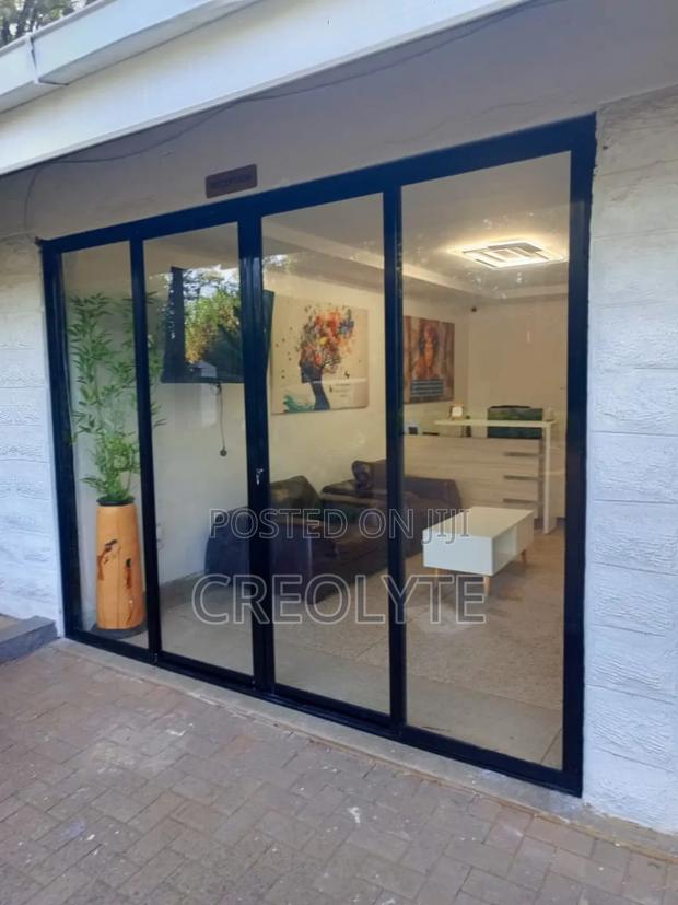 Aluminum Sliding Door. (Condoor) Black - thumbnail 3