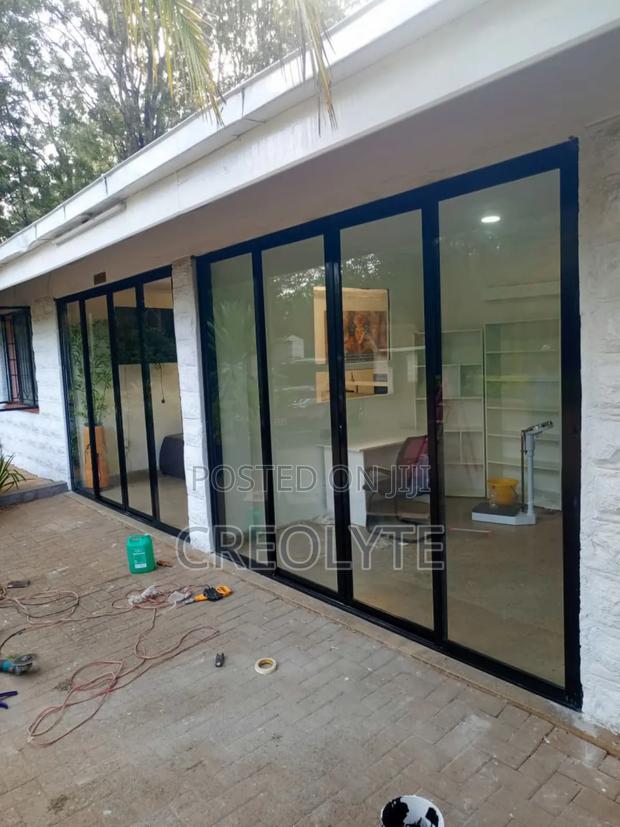 Aluminum Sliding Door. (Condoor) Black - thumbnail 4