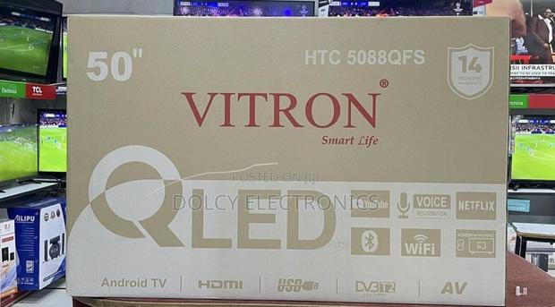 Vitron 50-Inch Qled Smart Android Tv