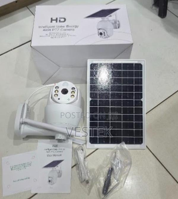 6mp Ubox PTZ Wireless Wifi Ubox Outdoor Solar Camera Full Color