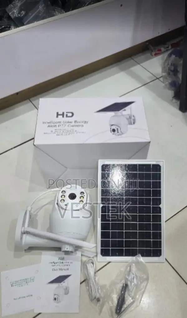 Ubox Solar Camera Powered PTZ 360° CCTV Wifi Enabled